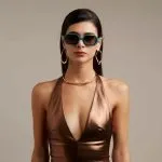 Okkia Sunglasses ANDREA Green Sage - Image 2