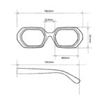 Okkia Sunglasses Chiara Dust Pink - Image 8