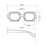 Okkia Sunglasses CHIARA Dust Pink - Image 8