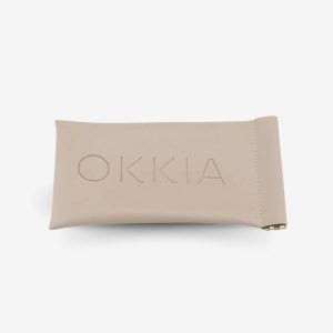 Okkia Glasses Leather Case Yellow OK046 CY