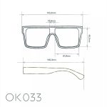 Okkia Sunglasses Tokyo Classic Havana - Image 9