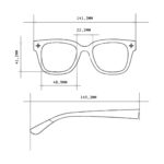 Okkia Sunglasses Giovanni Midnight Blue Lens - Image 16