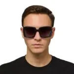 Okkia CLUB Sunglasses ISCHIA Blu Forty (Black Lenses) POLARIZED - Image 2