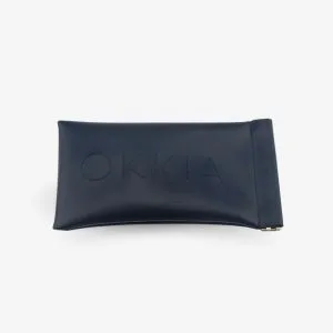 Okkia Glasses Synthetic Leather Case Black OK046 BB