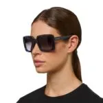 Okkia CLUB Sunglasses ISCHIA Blu Forty (Black Lenses) POLARIZED - Image 5