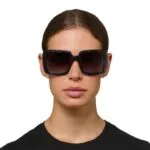 Okkia CLUB Sunglasses ISCHIA Blu Forty (Black Lenses) POLARIZED - Image 3