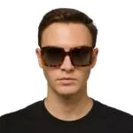 Okkia CLUB Sunglasses ISCHIA Classic Havana (Green Lenses) - Image 3
