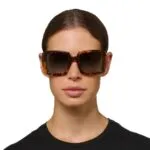 Okkia CLUB Sunglasses ISCHIA Classic Havana (Green Lenses) - Image 2
