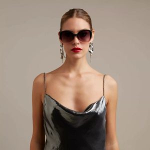 Okkia Sunglasses ANNA Butterfly Black shaded rose OK019 BP