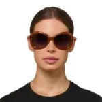 Okkia CLUB Sunglasses PROCIDA Jelly Orange (Black Lenses)  POLARIZED - Image 2