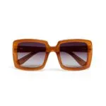 Okkia CLUB Sunglasses ISCHIA Jelly Orange (Black Lenses) POLARIZED