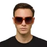 Okkia CLUB Sunglasses ISCHIA Jelly Orange (Black Lenses) POLARIZED - Image 2