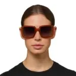 Okkia CLUB Sunglasses ISCHIA Jelly Orange (Black Lenses) POLARIZED - Image 3