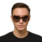 Okkia CLUB Sunglasses PROCIDA Classic Havana (Green Lenses) POLARIZED - Image 3