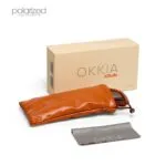 Okkia CLUB Sunglasses ISCHIA Jelly Orange (Black Lenses) POLARIZED - Image 26