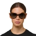 Okkia CLUB Sunglasses PROCIDA Classic Havana (Green Lenses) POLARIZED - Image 2