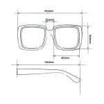 Okkia Sunglasses Alessia Black - Image 9