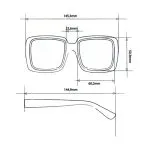 Okkia Sunglasses ALESSIA Black - Image 9