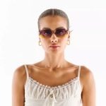 Okkia Sunglasses Andrea Havana Yellow - Image 3