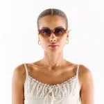 Okkia Sunglasses ANDREA Havana Yellow - Image 3