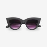 Okkia Sunglasses Claudia Big Cat Black - Image 9