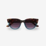 Okkia Sunglasses Silvia Cat Havana Blue - Image 10