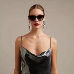 Okkia Sunglasses Silvia Cat Havana Blue - Image 2