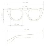 Okkia Sunglasses Silvia Cat Havana Blue - Image 9