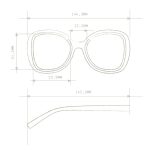 Okkia Sunglasses Anna Butterfly Pink  - Image 8