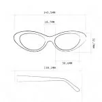 Okkia Sunglasses LINA Black - Image 6