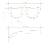 Okkia Sunglasses Silvia Cat Clear - Image 8