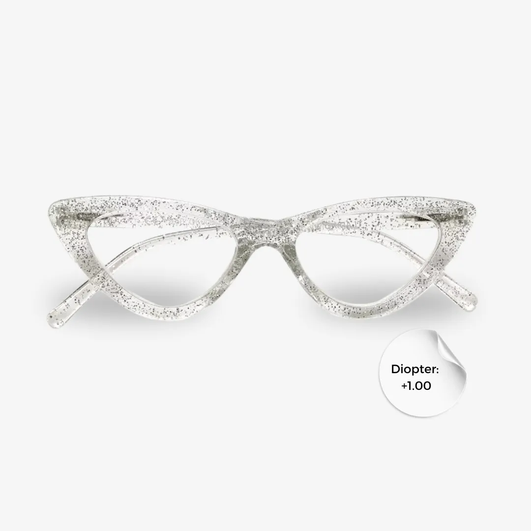 ADRIANA-READING-Silver-glitter-1.00-OK009GT-1.00 Okkia Reading Adriana Silver Glitter 1.00 - Image 1