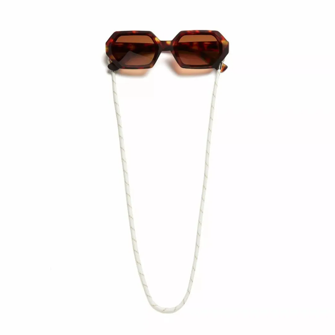 Okkia Glasses Chain Chroma White