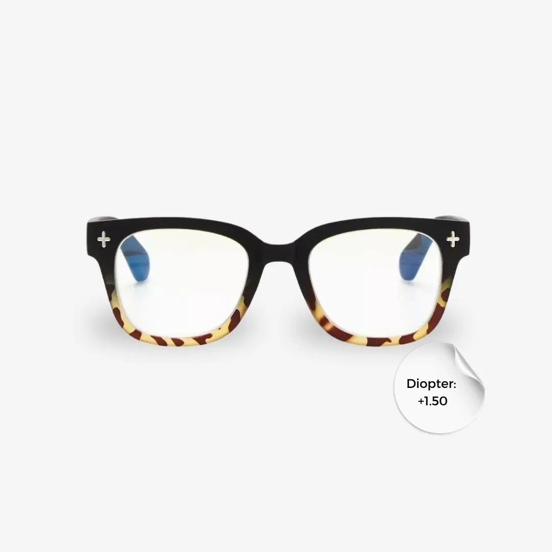 GIOVANNI-Classic-Black-Havana-1.5-OK017BH-1.50 Okkia Reading Giovanni BlackHavana 1.50 - Image 1