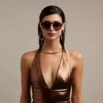 Okkia Glasses Chain Black Beads - Image 3