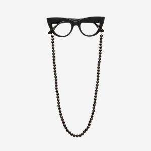 GLASSES COLOR CHAIN Black OK043 AS
