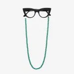Okkia Glasses Chain Green Beads