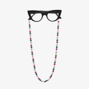 GLASSES COLOR CHAIN Green OK043 AS