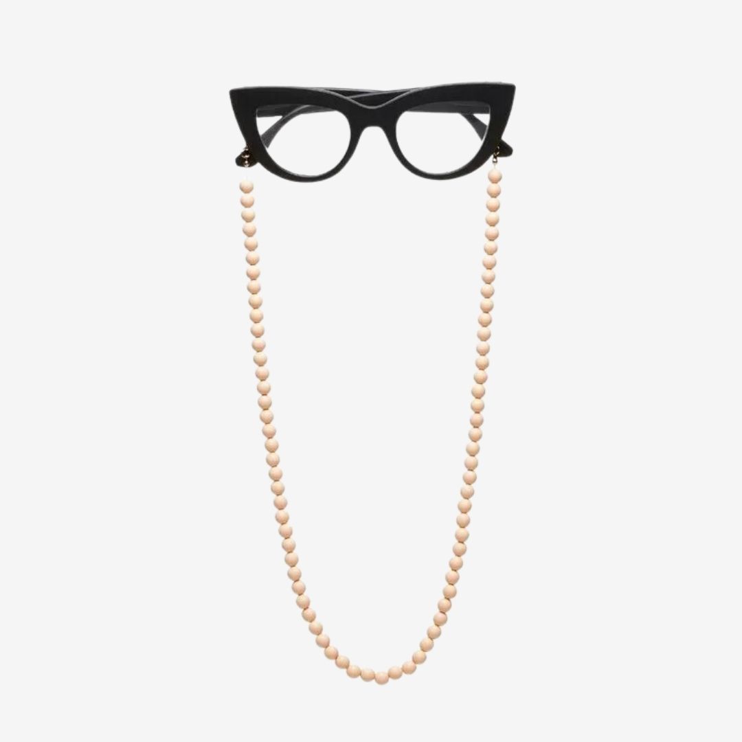 Okkia Glasses Chain Pink Beads