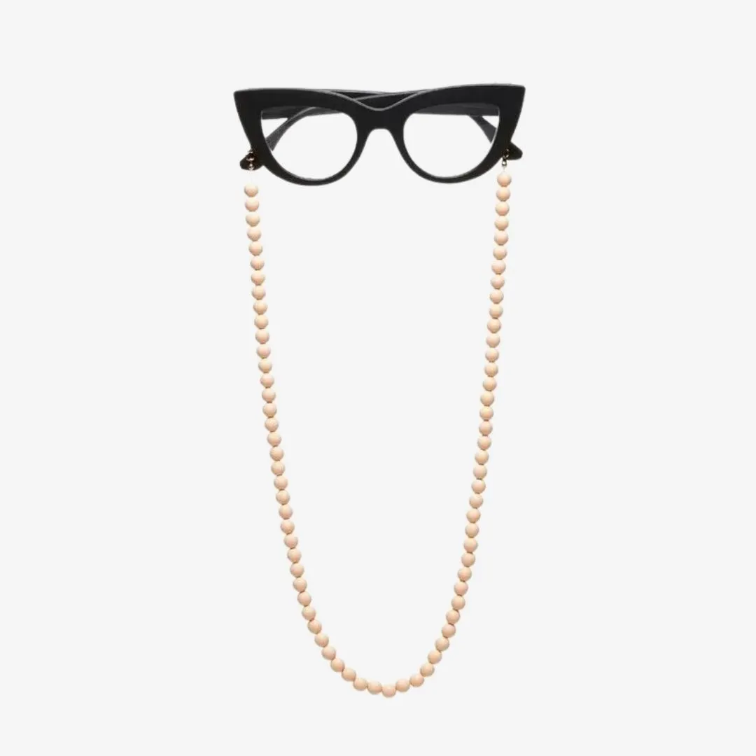 Okkia Glasses Chain Pink Beads