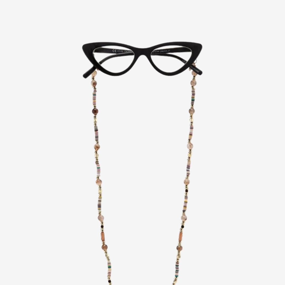 Okkia Glasses Chain Colorful Circle