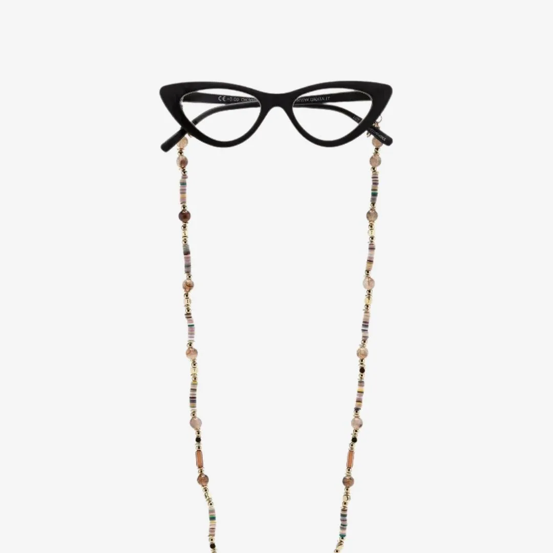 Okkia Glasses Chain Colorful Circle