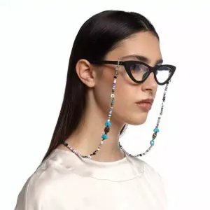 GLASSES CHAIN HEART OK018 AS 1