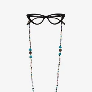 GLASSES CHAIN HEART OK018 AS