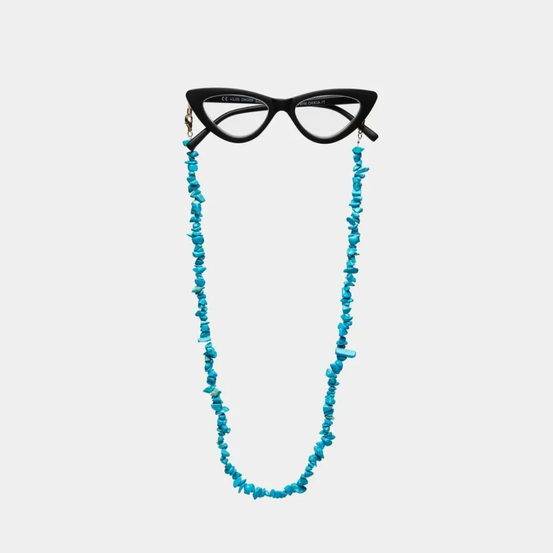 Okkia Glasses Chain Blue