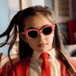Okkialini Sunglasses Kids Parigi Pink - Image 4