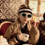 Okkialini Sunglasses Kids Parigi Turquoise - Image 4