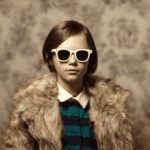 Okkialini Sunglasses Kids Giovanni Beige - Image 4