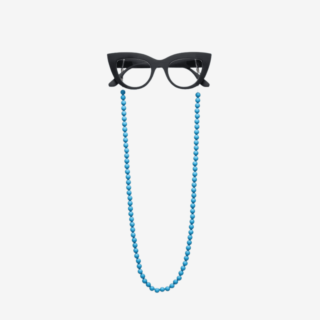 Okkia Glasses Chain Blue Beads