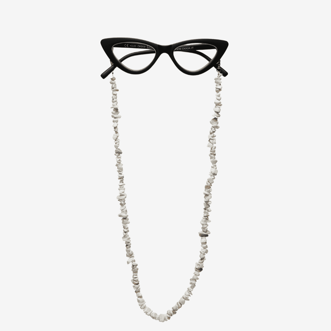 Okkia Glasses Chain White